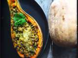 Courge butternut farcie