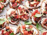 Crostini tomate et feta