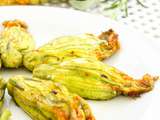 Fleurs de courgette farcies