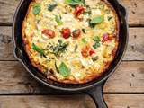 Frittata aux courgettes et tomates