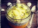 Gelée de mangue et son chia pudding (recette crue)