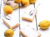 Lemon & ginger bars