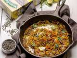 Lentilles sautées au curry