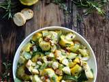 Notre salade de courgettes rôties aux herbes