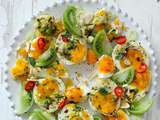 Notre salade oeufs et tomates