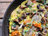 Omelette aux champignons