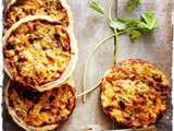 Petites quiches aux restes de tajine