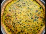 Quiche au curry de légumes (recette maniaque)