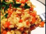 Risotto aux carottes