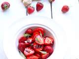 Salade de fraises