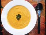 Soupe de courge et patate douce (attention soupe sublime!)