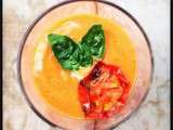 Soupe de tomates confites