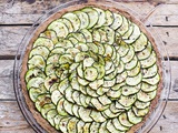 Tarte courgettes et labneh