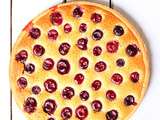 Tarte  financier  aux cerises