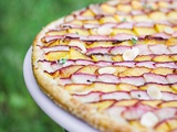 Tarte fine aux nectarines