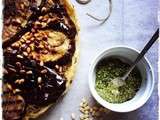 Tarte tartin aux aubergines