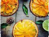 Tartes fines à la mangue (recette végan, sans gluten)