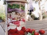 ➤ Faire une salade en bocal