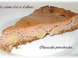 Cheesecake poire-chocolat