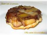 Petite tatin de poireaux