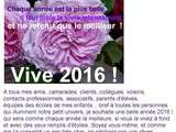 Bonne année 2016