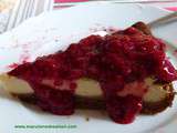 Cheesecake aux framboises