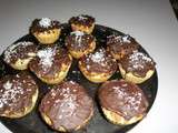 Muffins noix de coco et chocolat