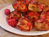 Chouquettes aux pralines roses