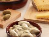 Gnocchi à l’oseille et crème de Tomme du Mottarone