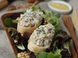 Rillette de poulet aux noix et moutarde {concours « Cuisinez local »}