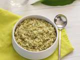 Risotto au pesto d’ail des ours