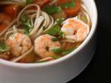 Soupe chinoise aux crevettes