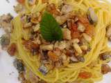 Spaghetti with sardines (receipe in English)