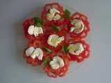 Dentelle de tomates - mozzarella - basilic