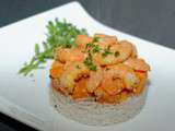 Crevettes aux patates douces