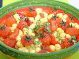 Gnocchis aux tomates cerises