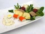 Petites brochettes cinq saveurs