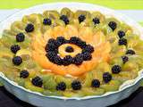 Tartes aux prunes, abricots et mûres