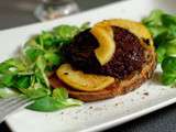 Tartine Normande au boudin noir