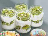 Verrine fromage blanc et kiwi