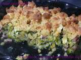 Crumble de Courgettes aux Galettes de Maïs