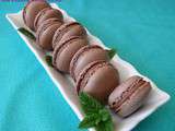 Macarons Menthe Chocolat