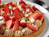 Tarte Fraise Pistache