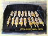 Brochettes poulet citronnelle à l'annanas