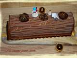 Décembre !!!...top départ...Bûche chocolat et marron