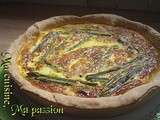 Quiche aux asperges et crevettes