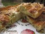 Quiche poireaux/cancoillote