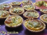 Tartelettes petits pois/menthe