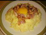 Tagliatelles a la carbonara (recette maison)