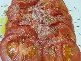 Carpaccio de tomate